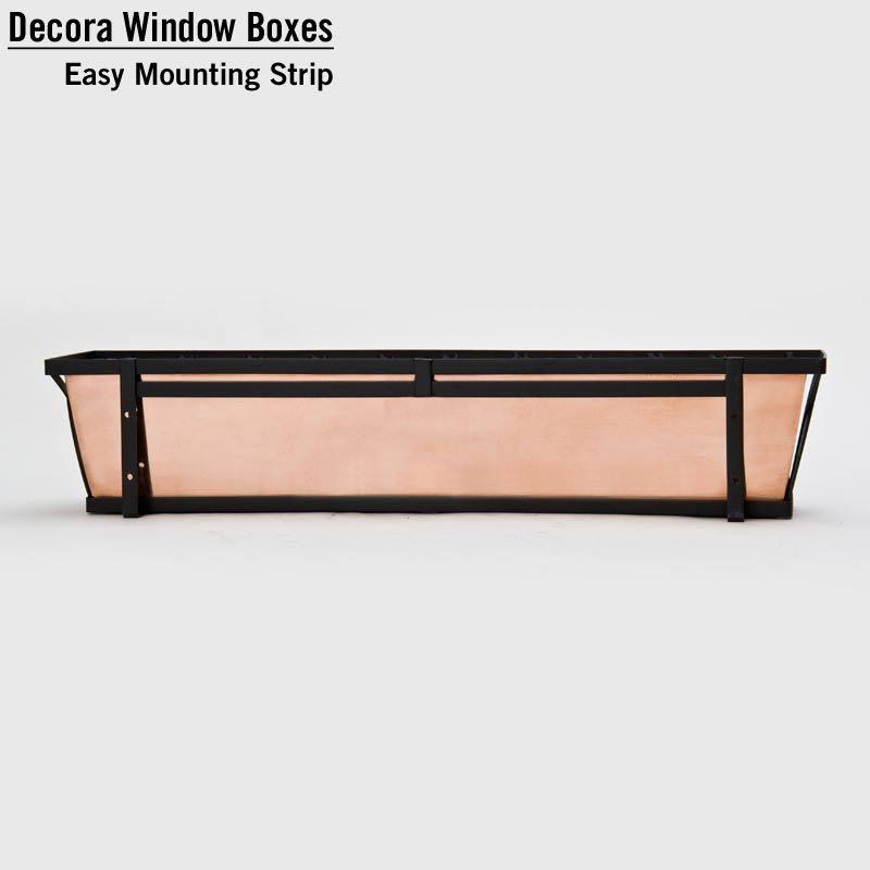 Medallion Decora Window Boxes with Galvanized Liner A868