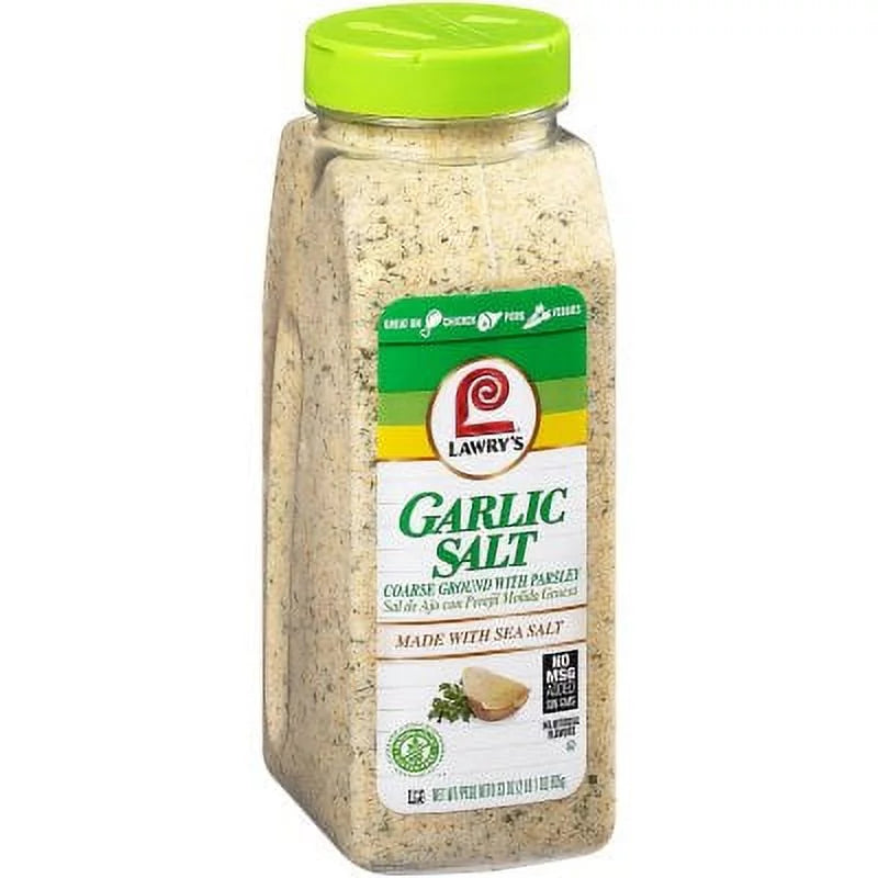 Coarse Ground Garlic Salt with Parsley 33 oz. pack of 2 W9855