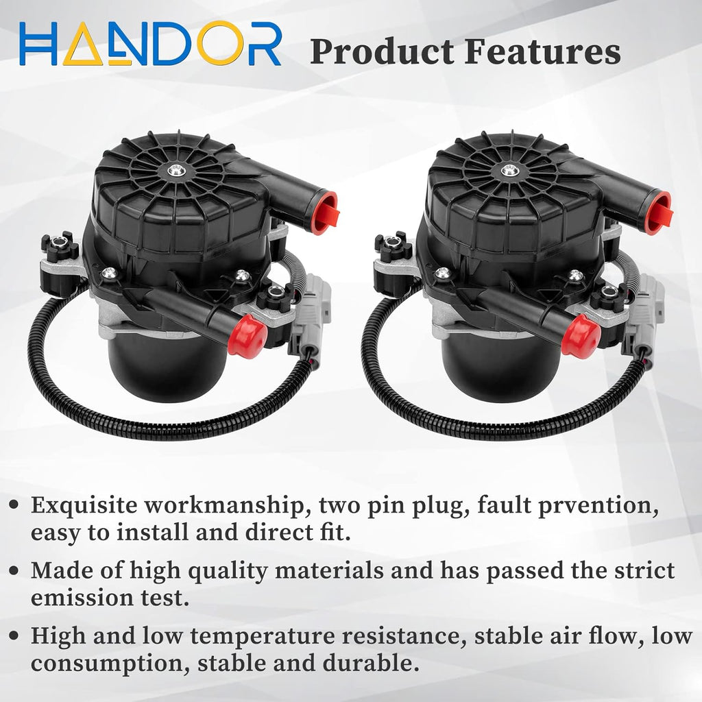 Pair Secondary Air Injection Pump for Lexus LX570 Toyota Land Cruiser Sequoia Tundra 4.6L 4.7L 5.7L V8 M6067