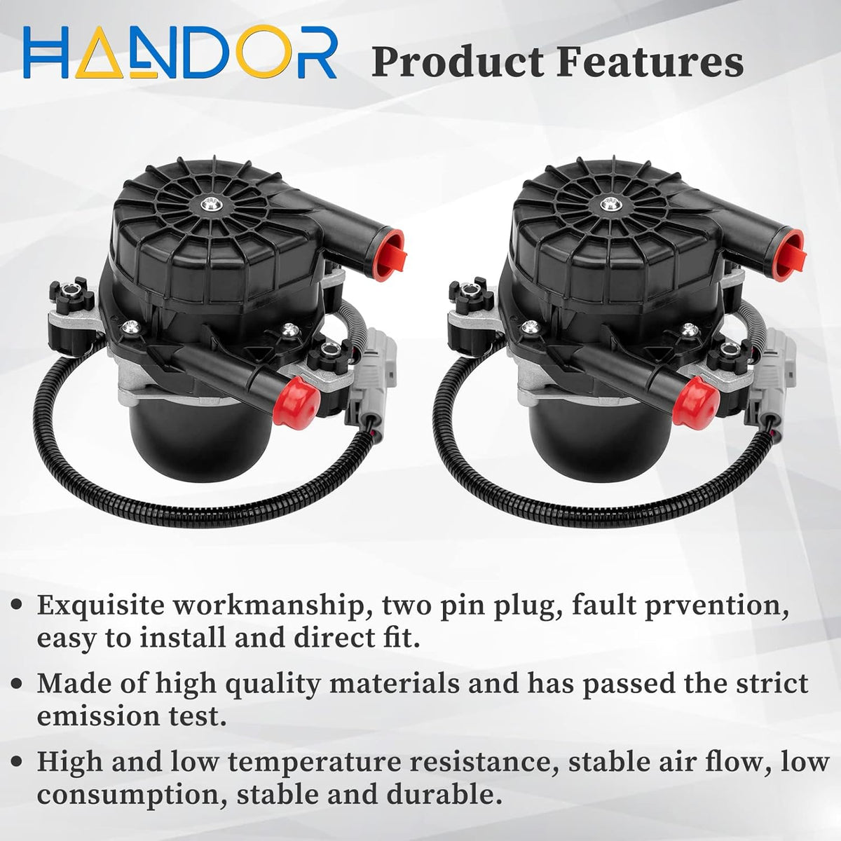 Pair Secondary Air Injection Pump for Lexus LX570 Toyota Land Cruiser Sequoia Tundra 4.6L 4.7L 5.7L V8 M6067