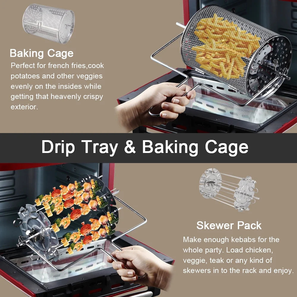 Air Fryer Electric Fryer Toaster Oven Countertop Oven T865359