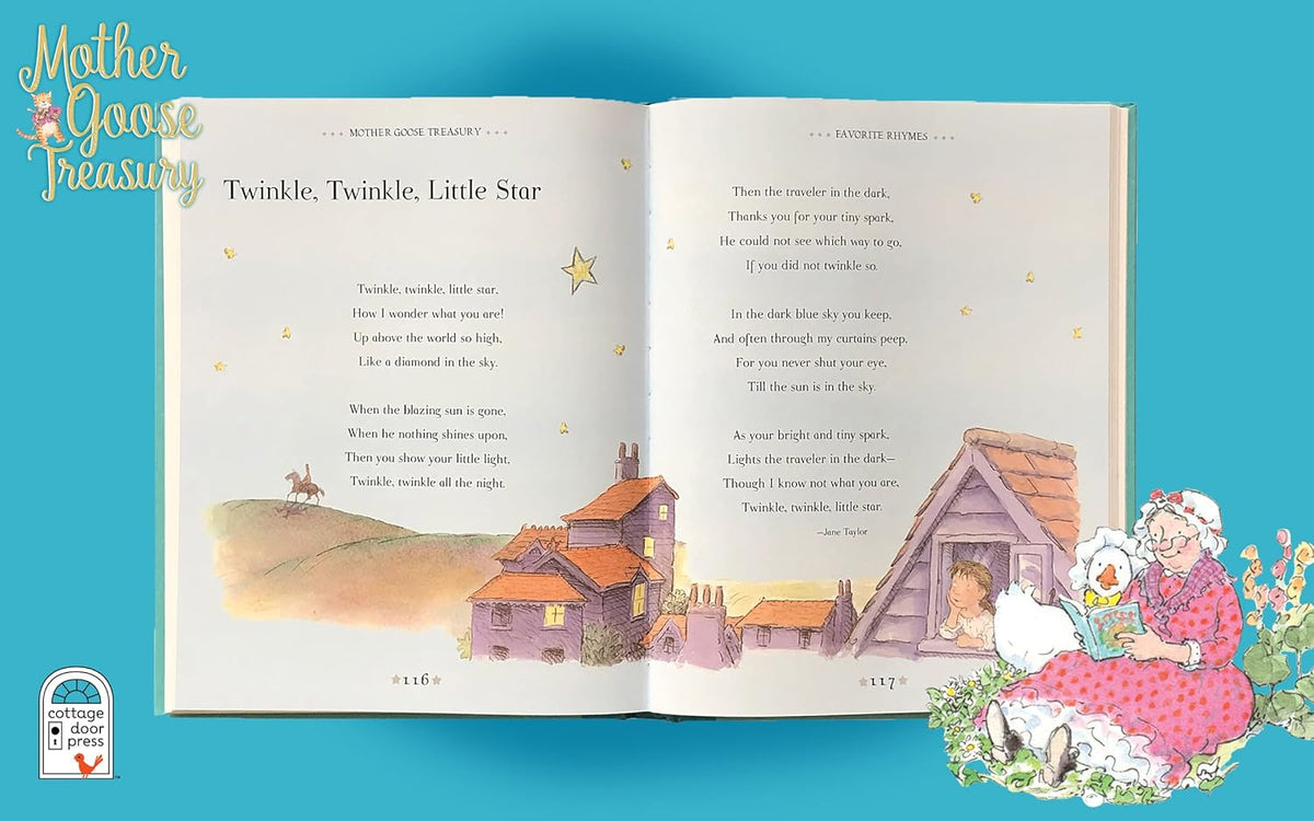 Hardcover Storybook Treasury of Nursery Rhymes W643057