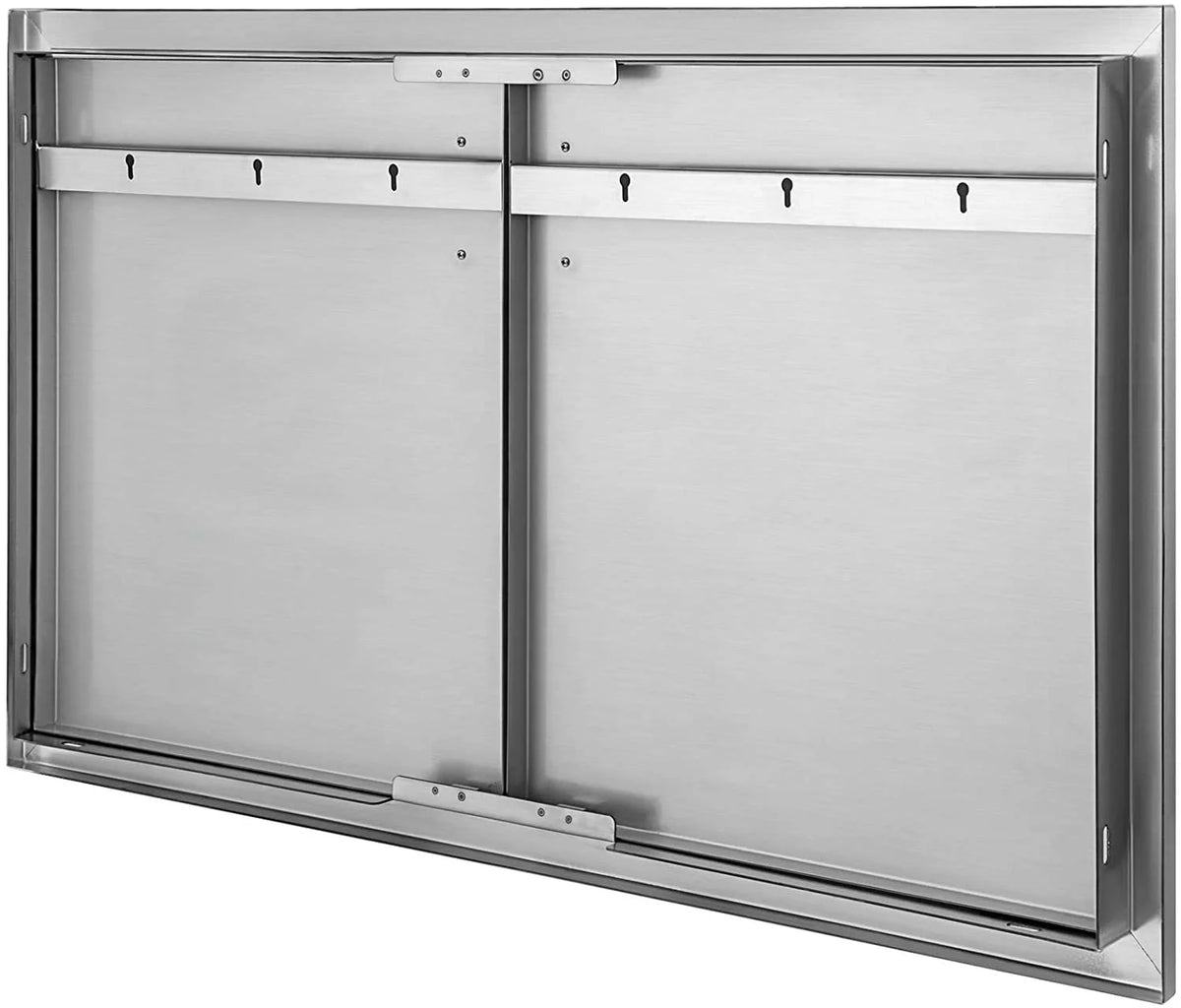 Stainless Steel Double Door P39725