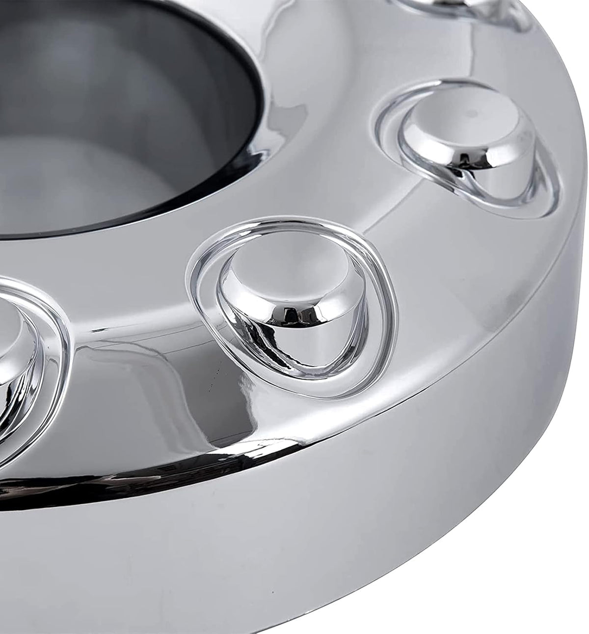 Front 10 Lug Chrome Wheel Center Hub Cap U7239