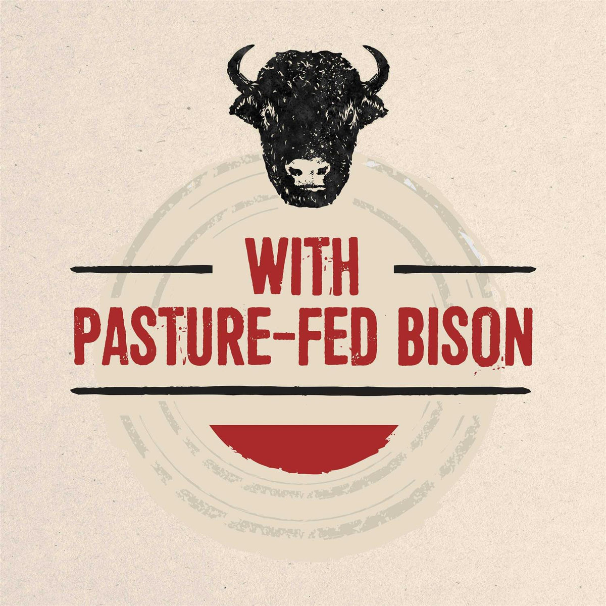 Natural Dog Treats Filled Chew With Bison J3630