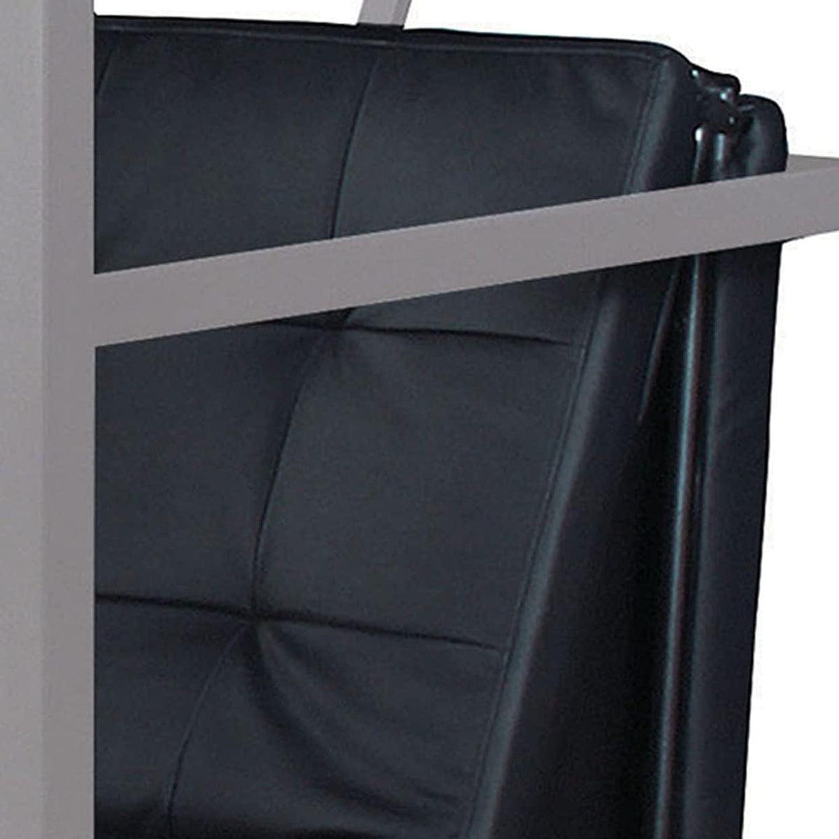 Silver And Black Futon Chair V625122