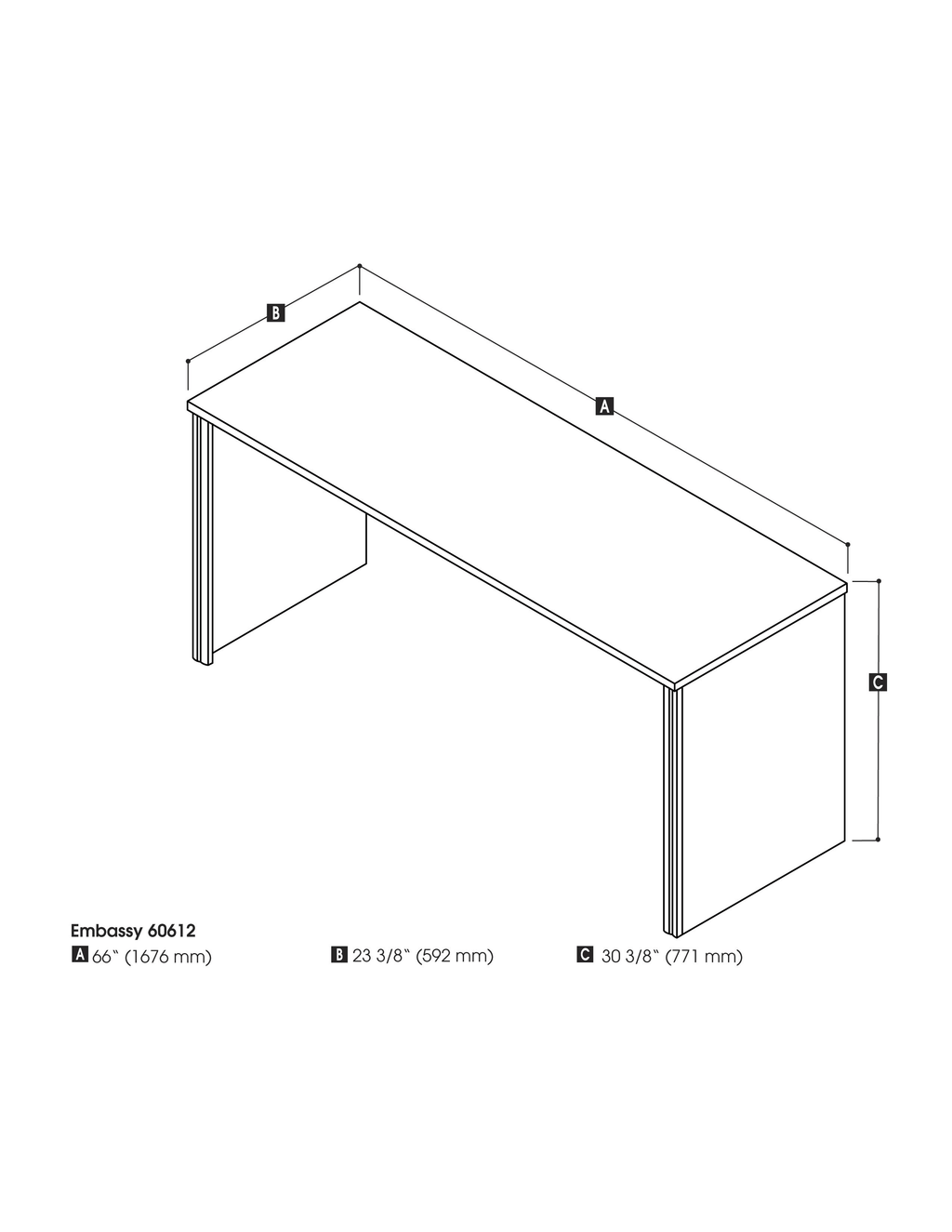 Dark Chocolate Credenza P57972