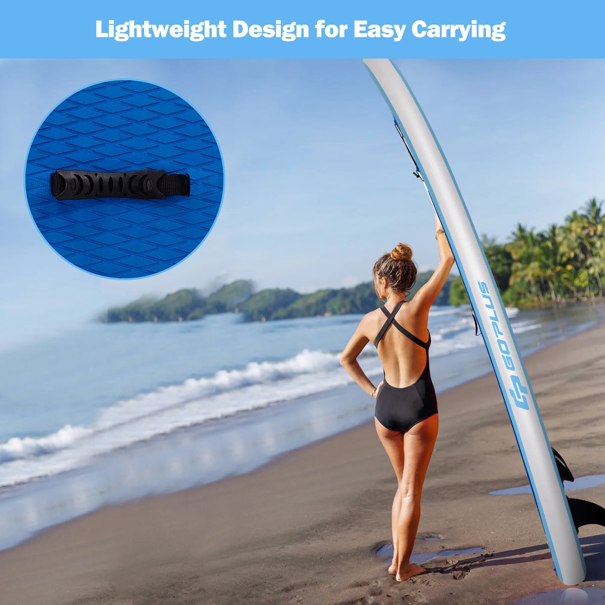 10' Inflatable Stand Up Paddle Board E54060