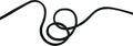 Black 6mm Cord x 60m Q4922