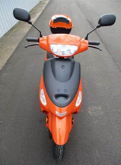 49cc 50cc street legal fully automatic scooter moped with Matching trunk V2943