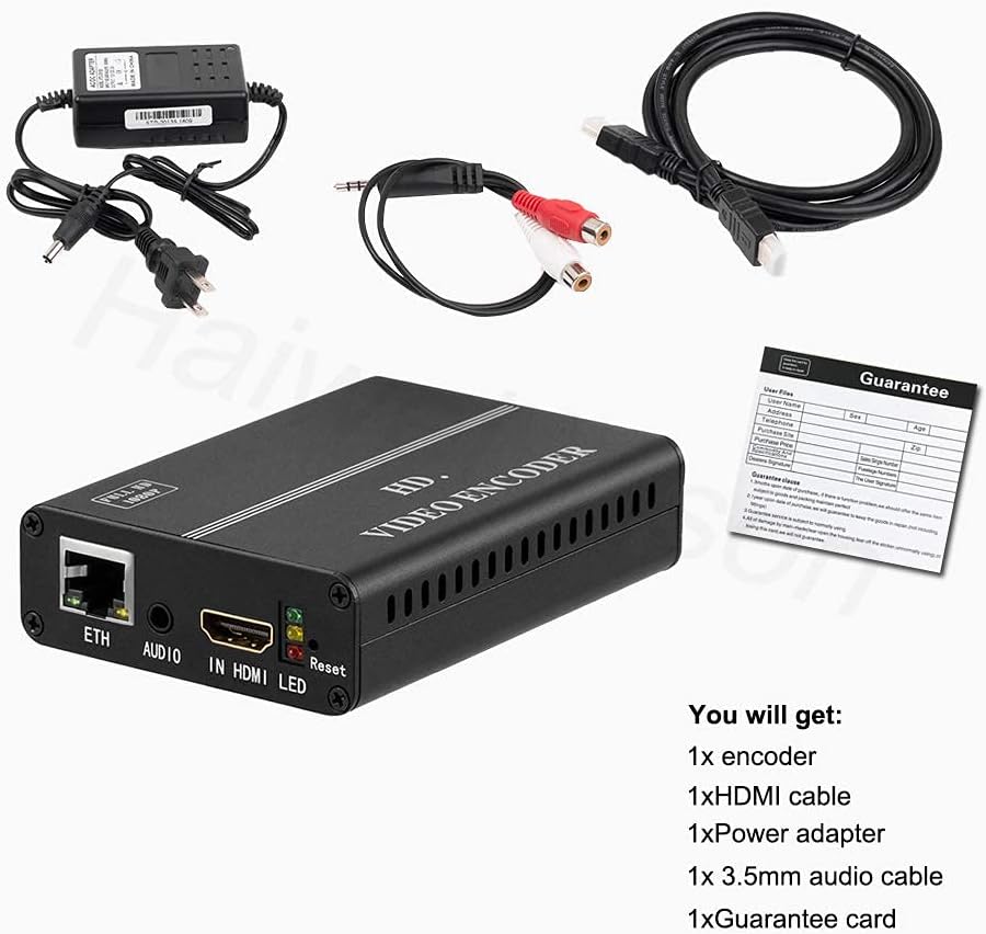 H.264 HDMI Encoder Video Encoder IPTV Encoder LAN 1080P@30 fps Support SRT RTMP RTSP RTMPS HLS HTTP UDP Multicast Unicast K5259