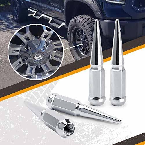 24 Silver M14X1.5 Cone Seat Closed End Wheel Lug Nuts Z33127