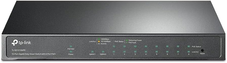 5 Port Gigabit PoE Switch, 4 PoE+ Ports @65W, Desktop, Metal, Fanless, Pack of 2 U8547