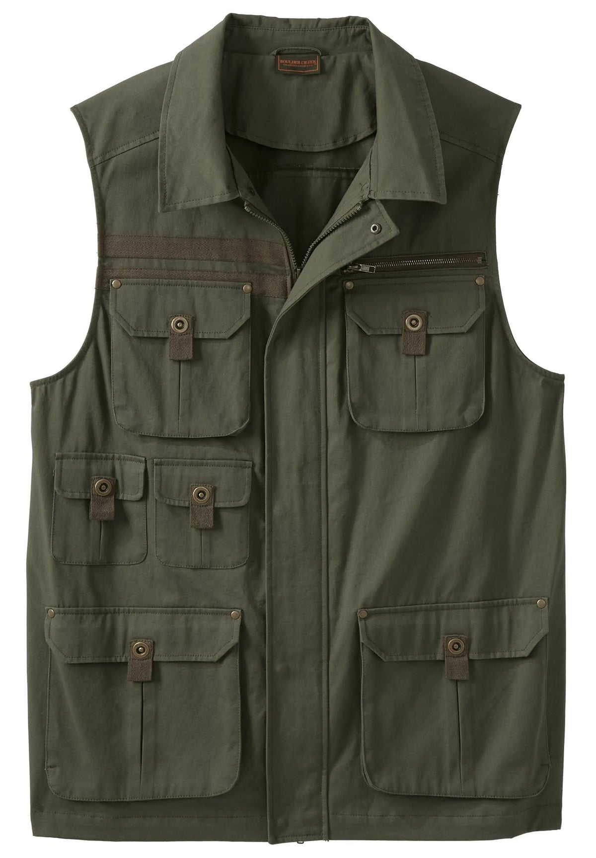 Olive Multi Pocket Vest E89810