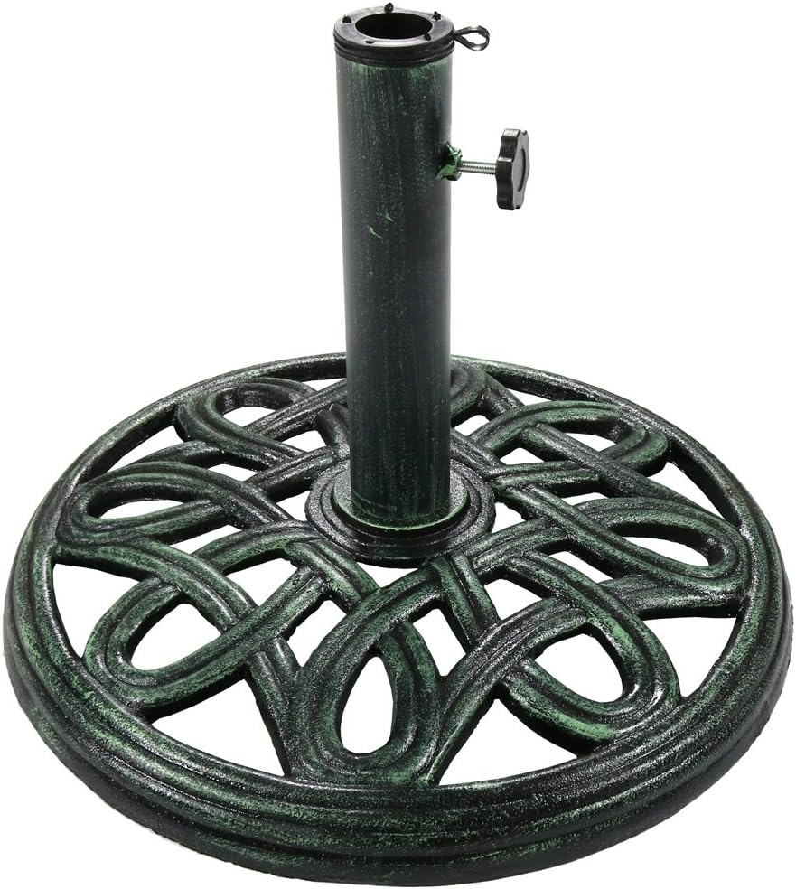 Heavy Duty Cast Iron 17-Inch Umbrella Base Stand Y7022