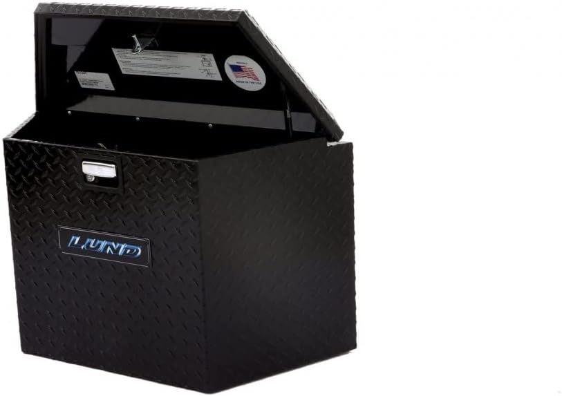 Trailer Tongue Storage Box Aluminum Black W554014