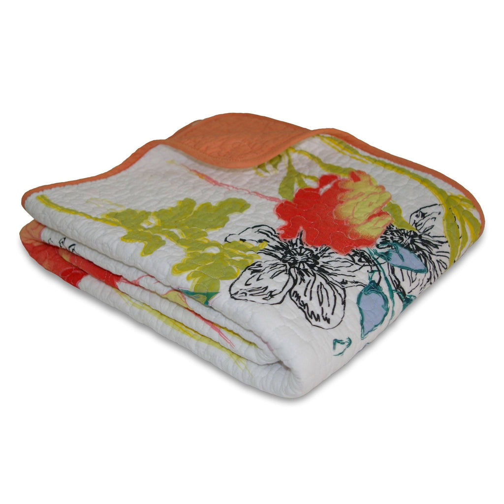 Quilted Cotton Throw B259
