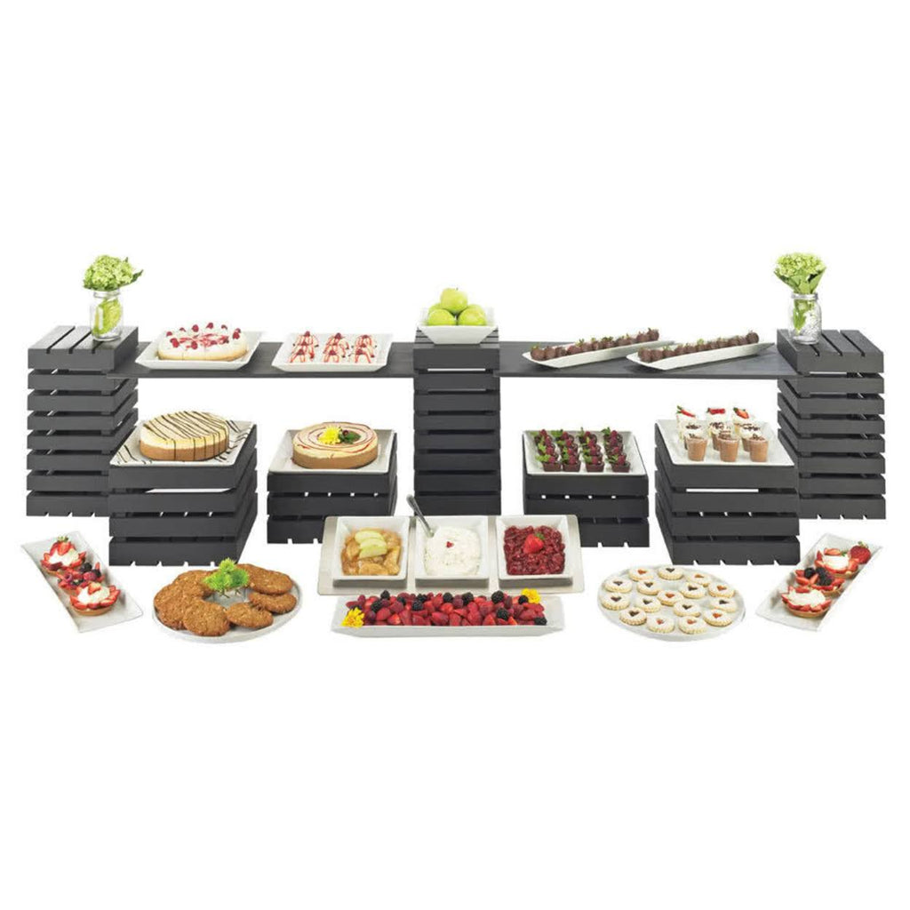 Bamboo Rectangular Riser Shelf Q89224