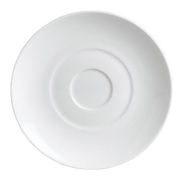 White Demitasse Saucer S67649