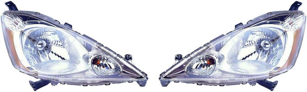 Passenger Side Headlight Assembly for Honda Fit 2009 2011 Sport Package P482330