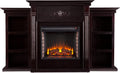 Ivory Electric Bookcase Fireplace X7241