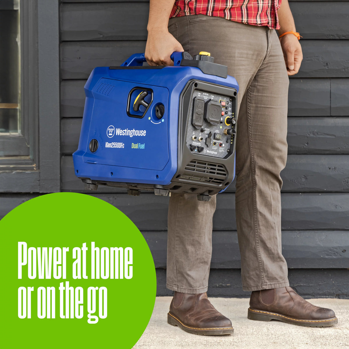 2550 Peak Watt Dual Fuel Portable Inverter Generator U763