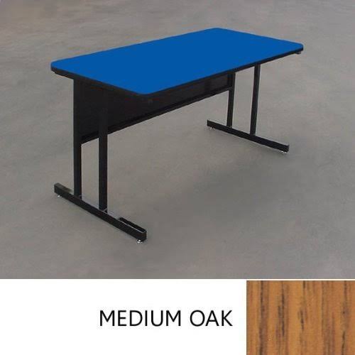Medium Oak Keyboard Height Work Station E78508
