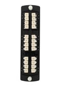24 Fiber Black Adapter Plate I6454