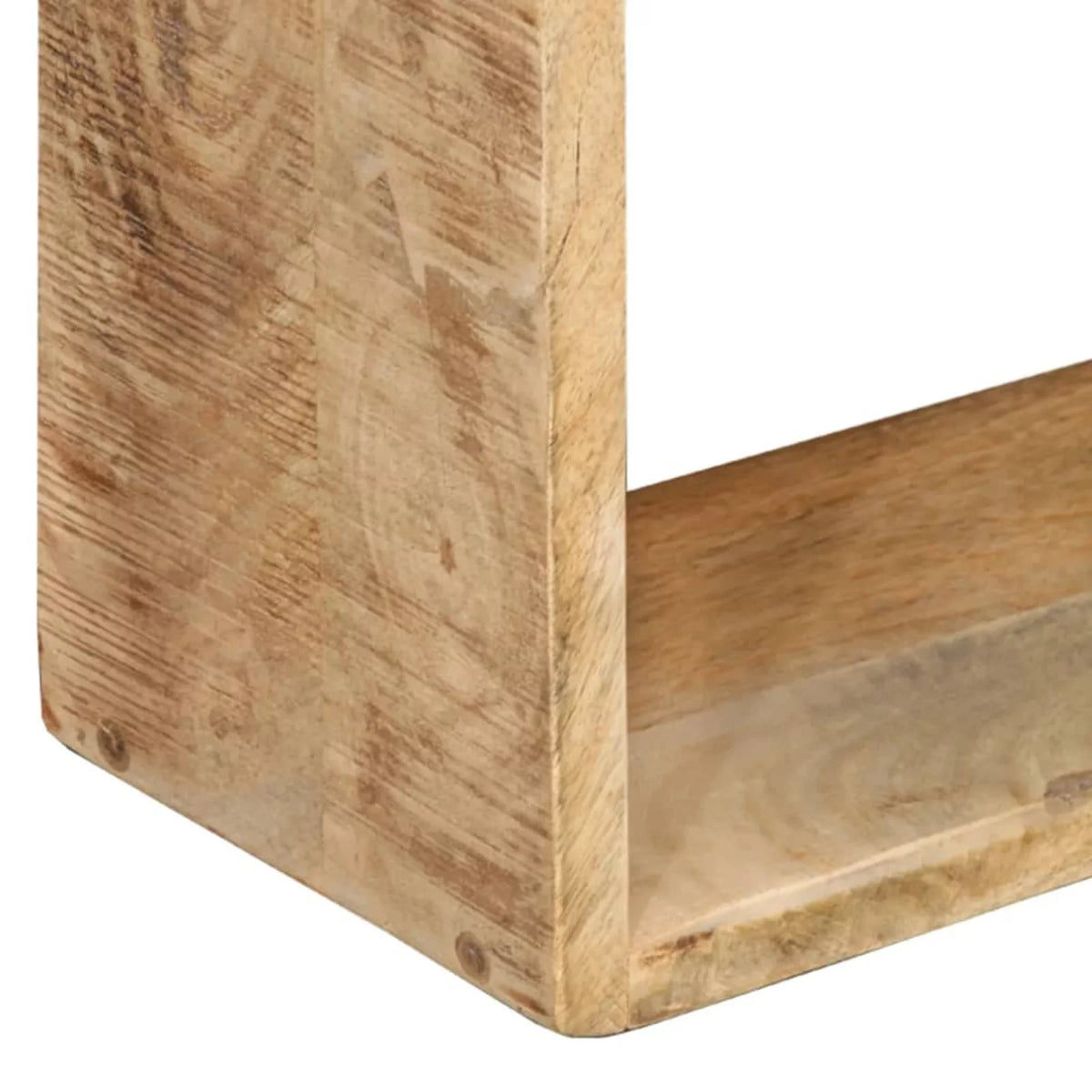 Solid Mango Wood 3 Piece Wall Cube Shelf Set J8520