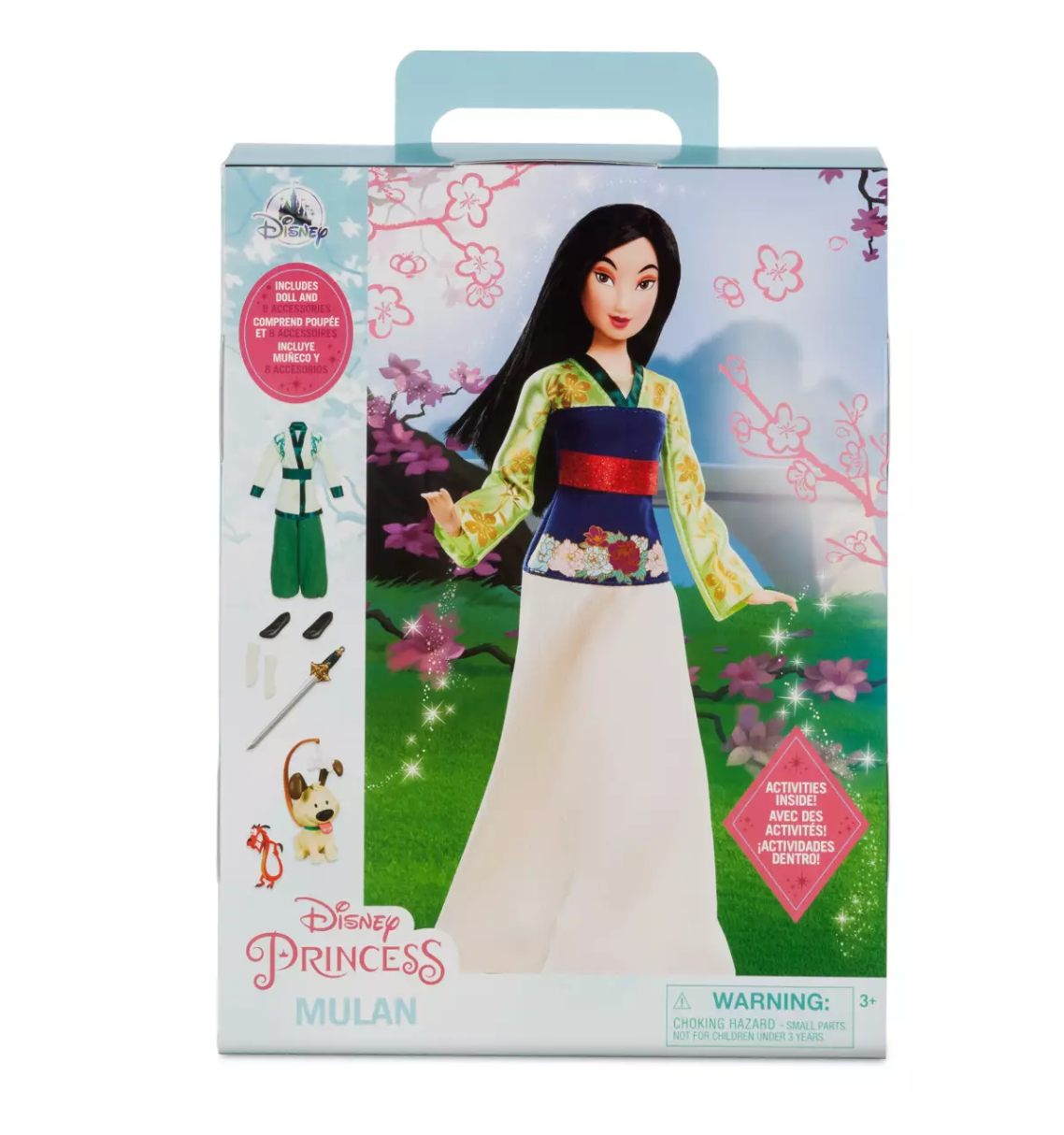Mulan Doll with Accessories and Activity X7106