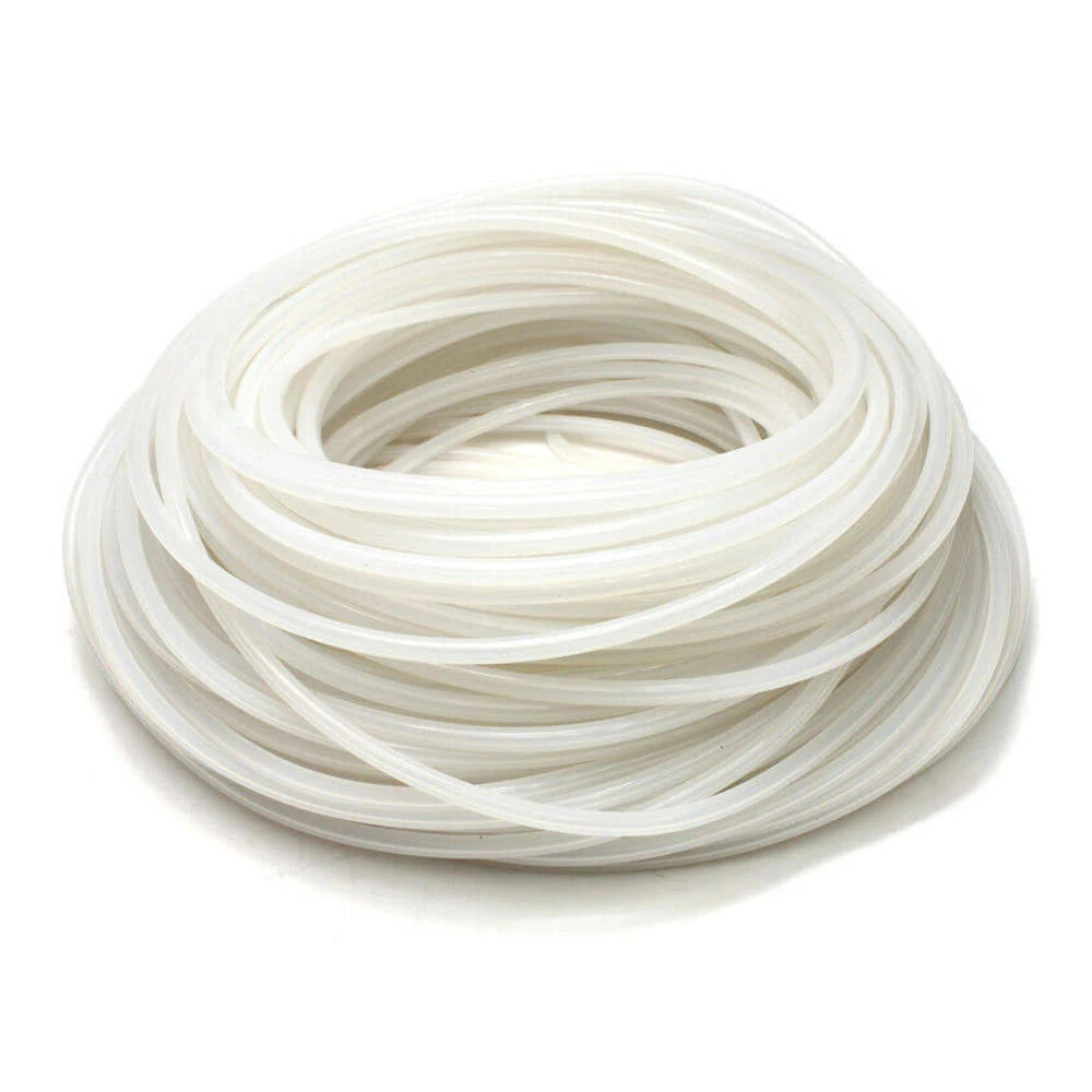 5/16 inch (8mm) ID Clear High Temp Silicone Vacuum Hose - 100 Feet Pack I3850