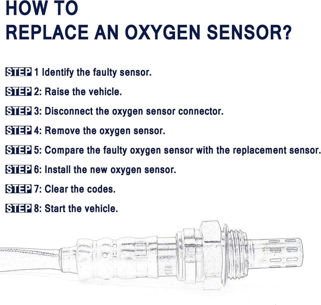 Oxygen Sensor 4-Wire Heated O2 Sensor Upstream 1 Pack U42095