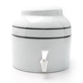 Black Stripe Design Water Dispenser Crock W13848