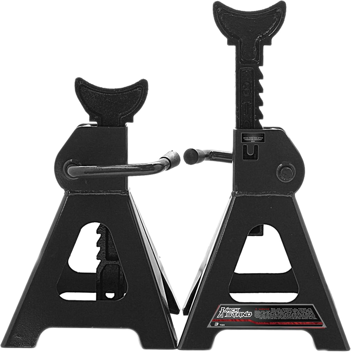 6 Ton Capacity Steel Jack Stands, Pack of 2 I710849
