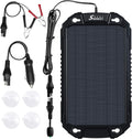 12V 8W Portable Waterproof Solar Car Battery Trickle Charger I733367
