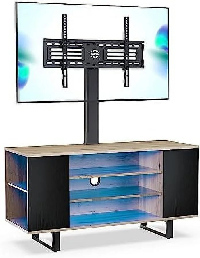 Walnut TV Stand with Mount for 32-70 inch TVs O7042