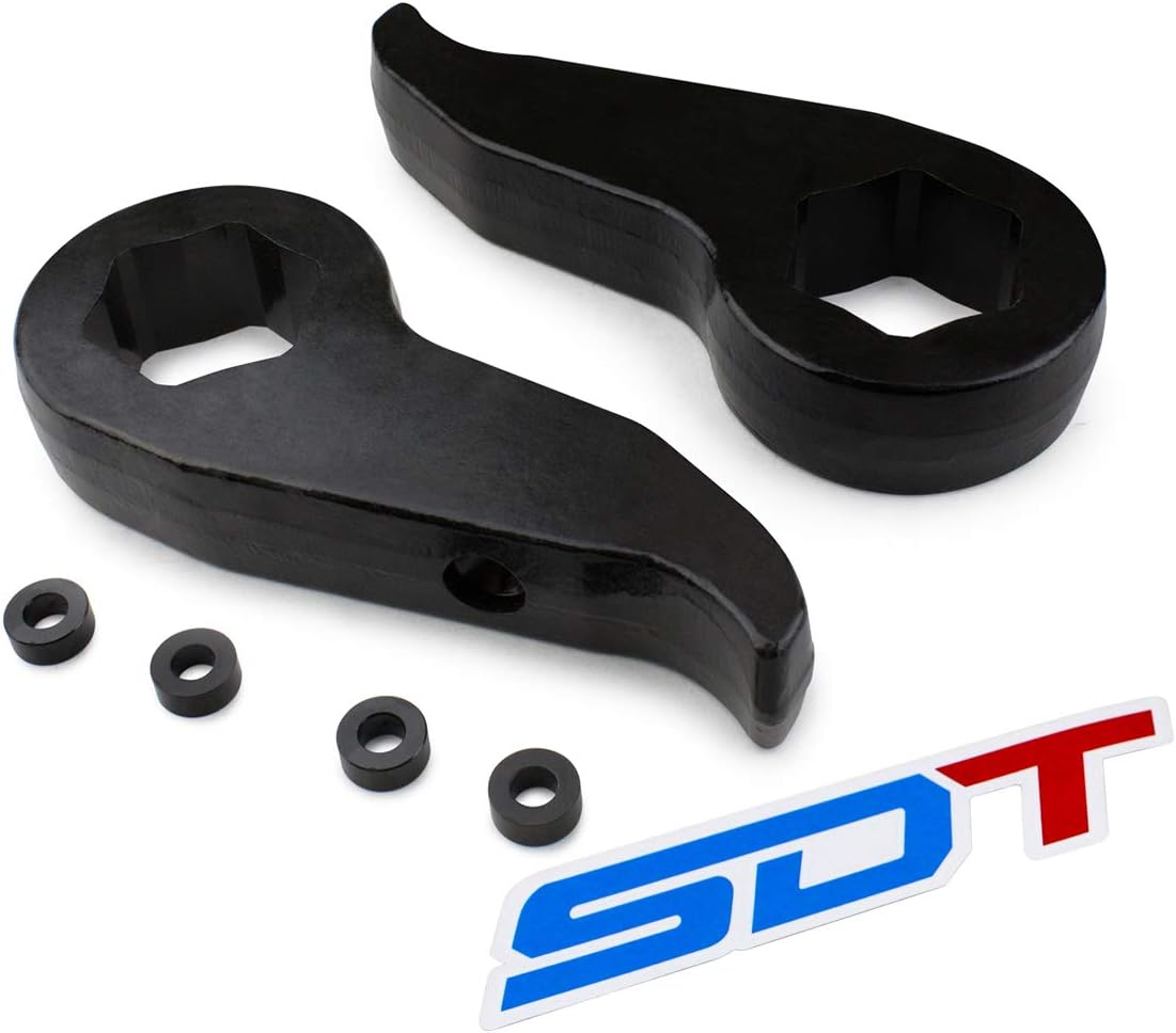 3" Front Leveling Lift Kit Adjustable Torsion Keys Fits 2011-2020 Chevy Silverado GMC Sierra 2500HD 3500HD 2WD 4WD U81611