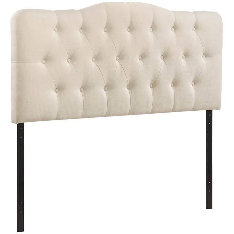 Ivory King Tufted Panel Headboard P317