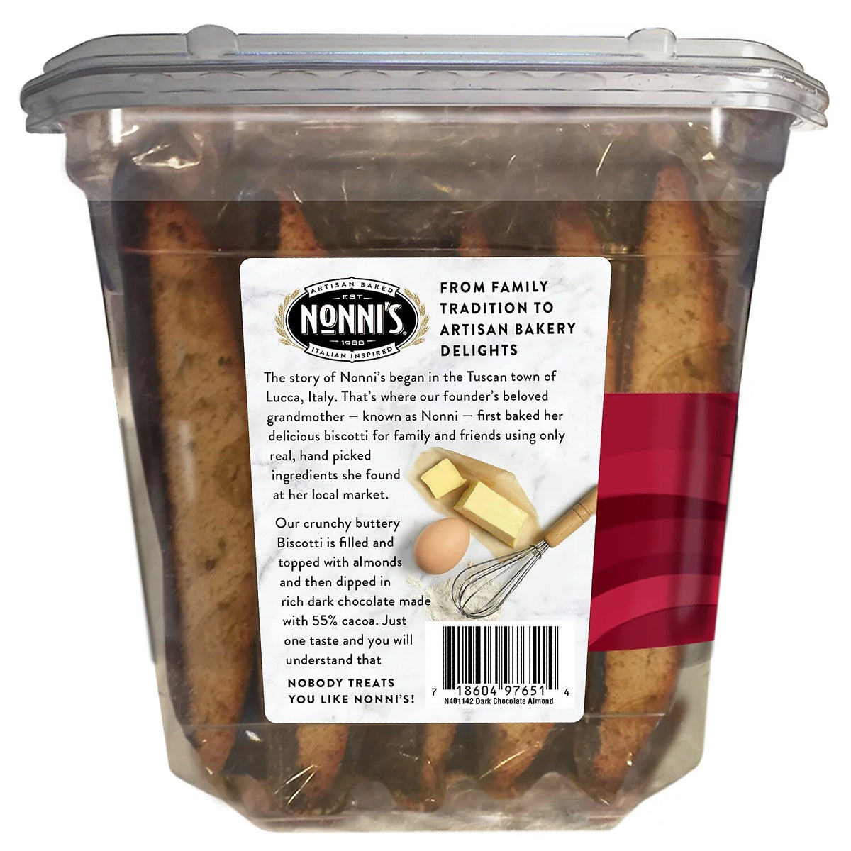 Dark Chocolate Almond Biscotti E428