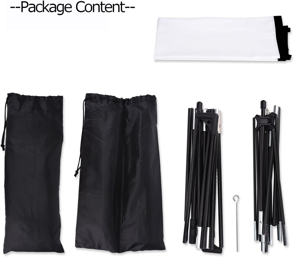 80 Inch Foldable Portable Outdoor Projector Screen with Stand and Bag V293149
