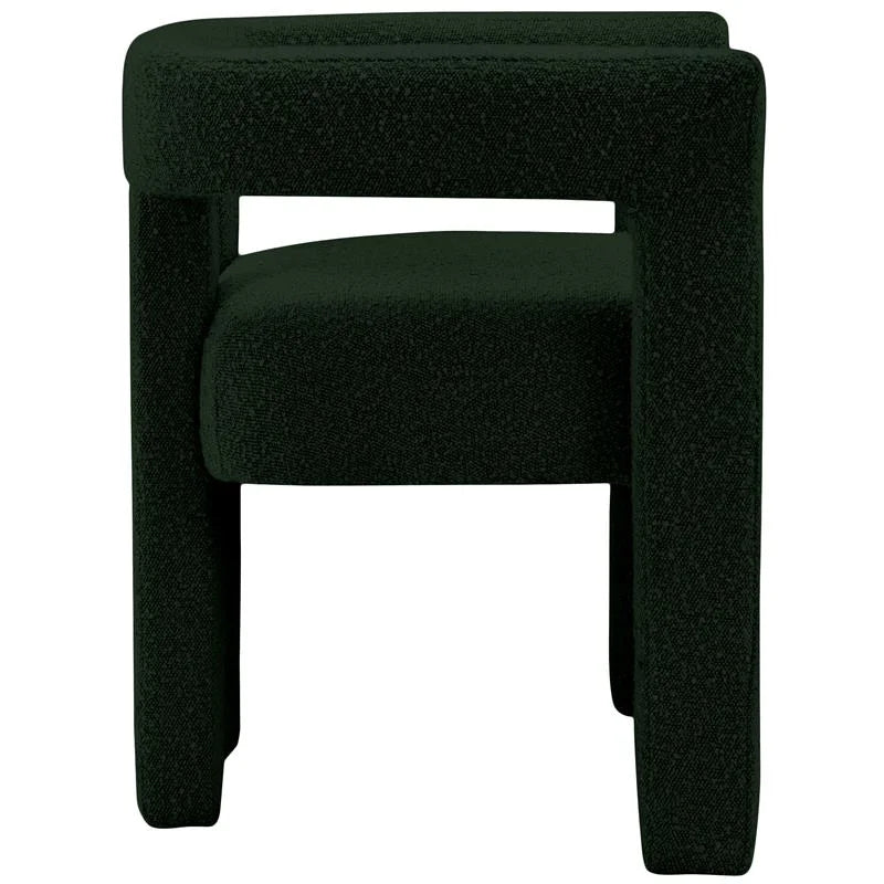 Green Boucle Fabric Accent Dining Chair A269