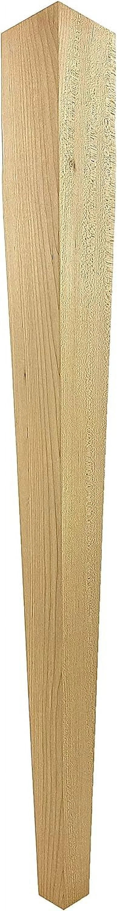 Unfinished Maple Wood Dining Table Leg T86402
