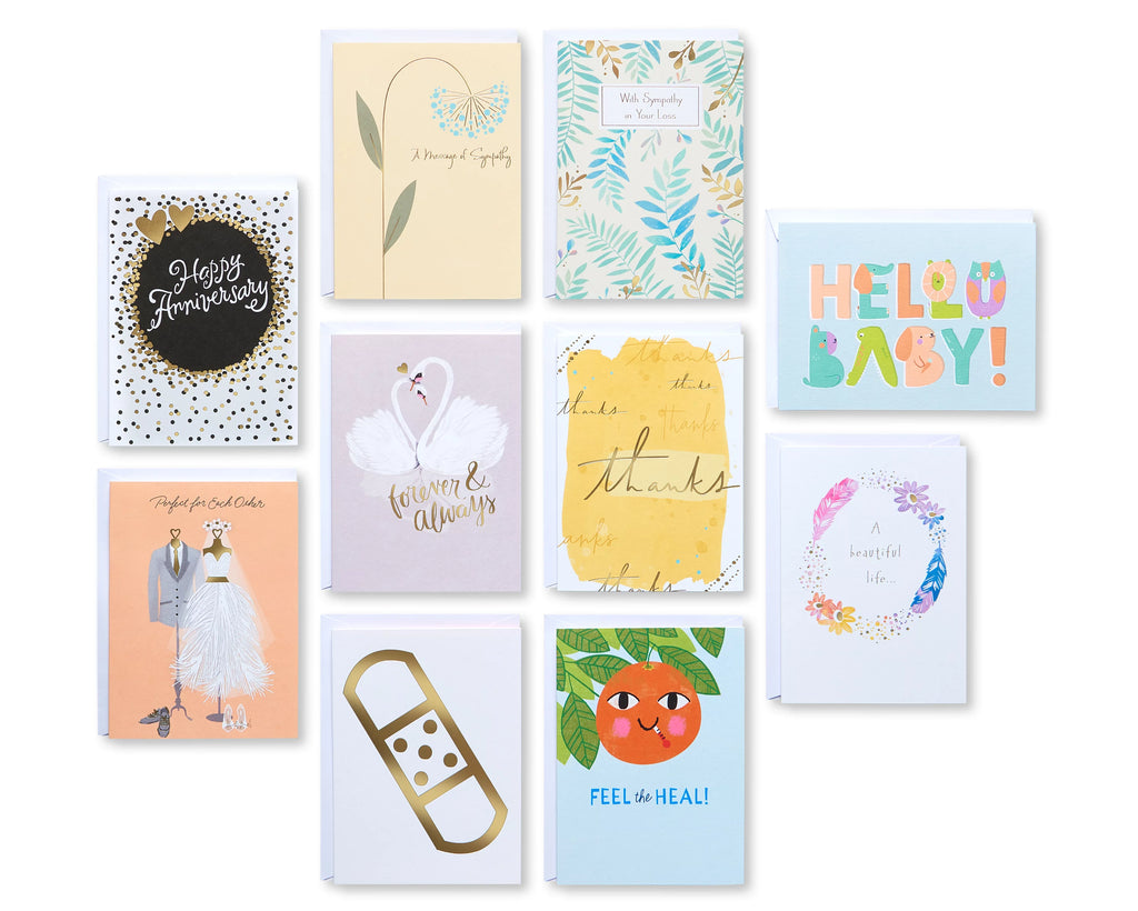 40-Count All-Occasion Cards Assortment A72138