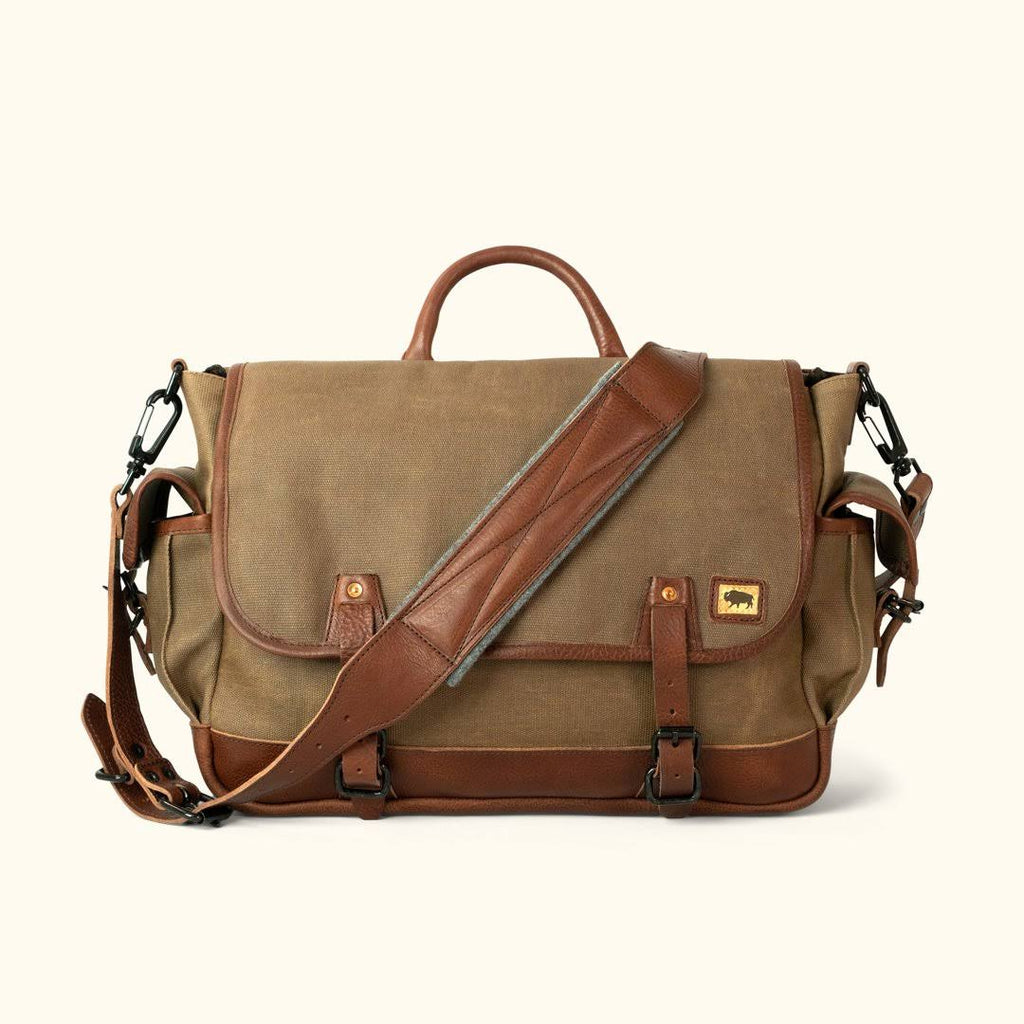 Waxed Canvas Messenger Bag T5523