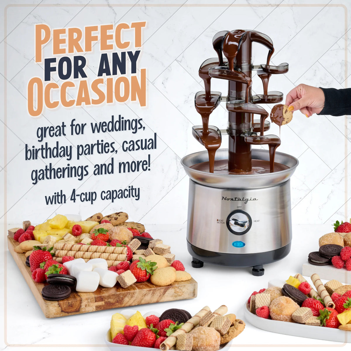 Stainless Steel Fondue Fountain F963241