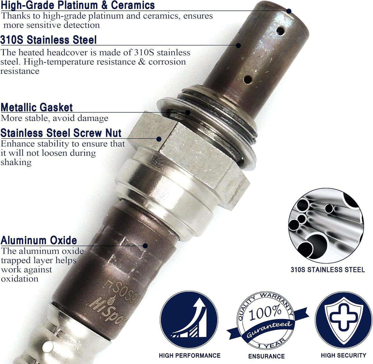 Oxygen Sensor 4-Wire Heated O2 Sensor Upstream 1 Pack U42095