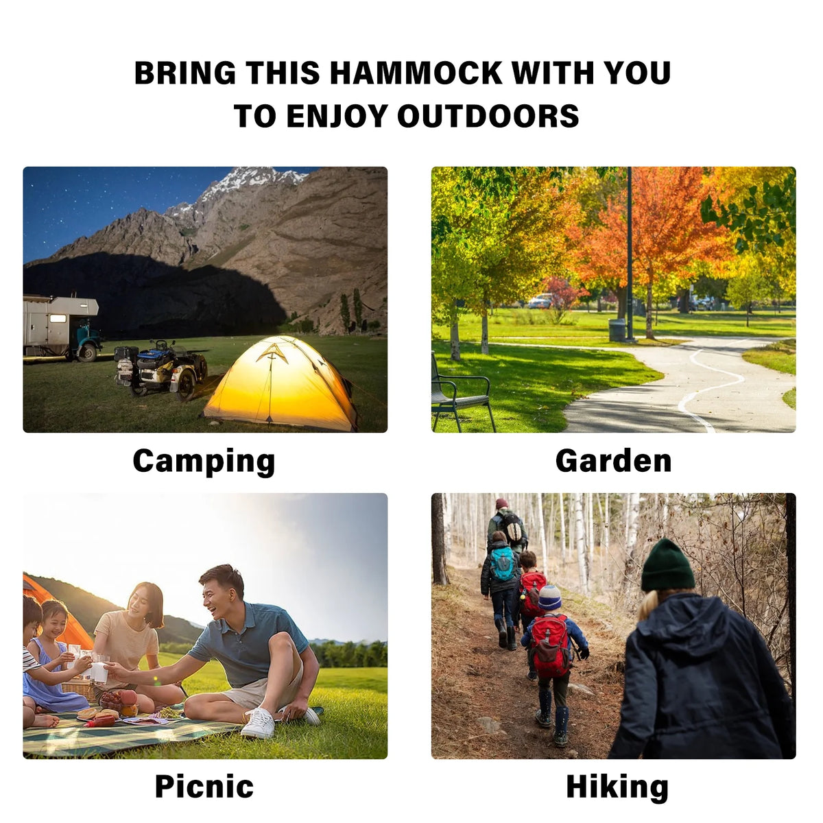 Portable Hammock with Mosquito Net D54377