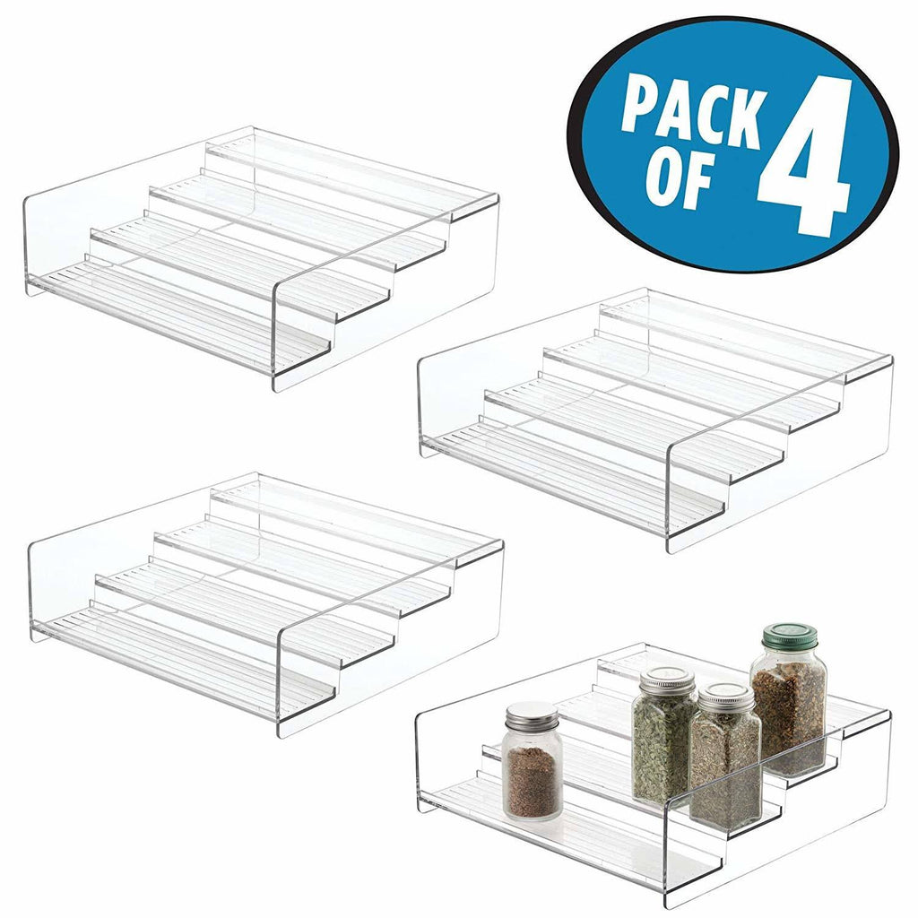 Plastic Spice Rack Caddy Kitchen Food Storage Rack H960