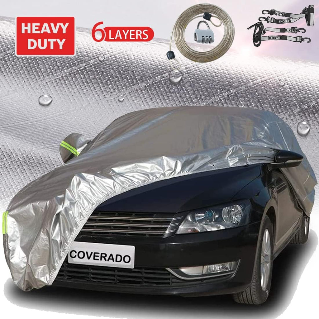 Waterproof 6 Layers Outdoor Full Exterior Car Cover M842