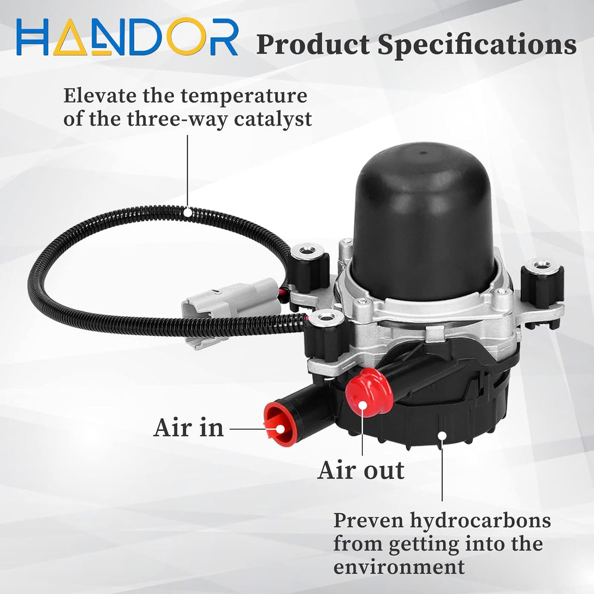 Pair Secondary Air Injection Pump for Lexus LX570 Toyota Land Cruiser Sequoia Tundra 4.6L 4.7L 5.7L V8 M6067